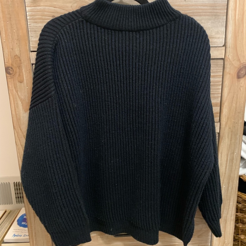 Topshop Oversized Mock Neck Sweater